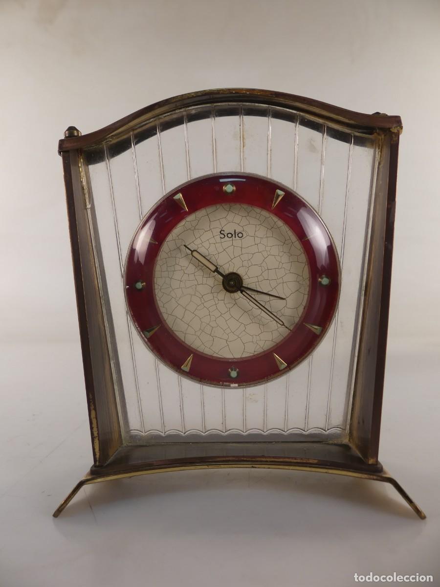 Watches: VINTAGE RELOJ DE SOBREMESA DESPERTADOR MARCA SOLO