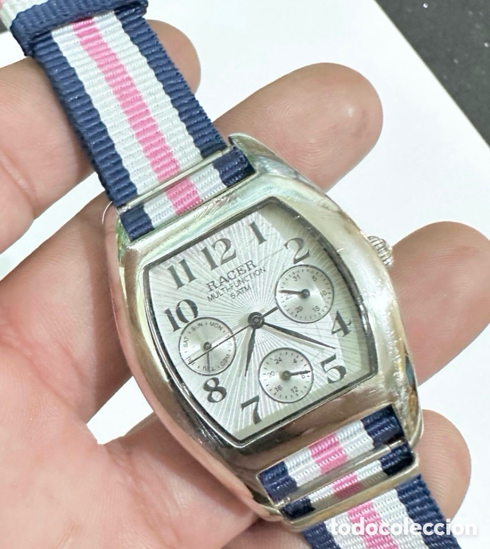 Montres: Reloj RACER MULTIFUNCION Quartz Acero Inoxidable COLLECTION Cl&aacute;sico