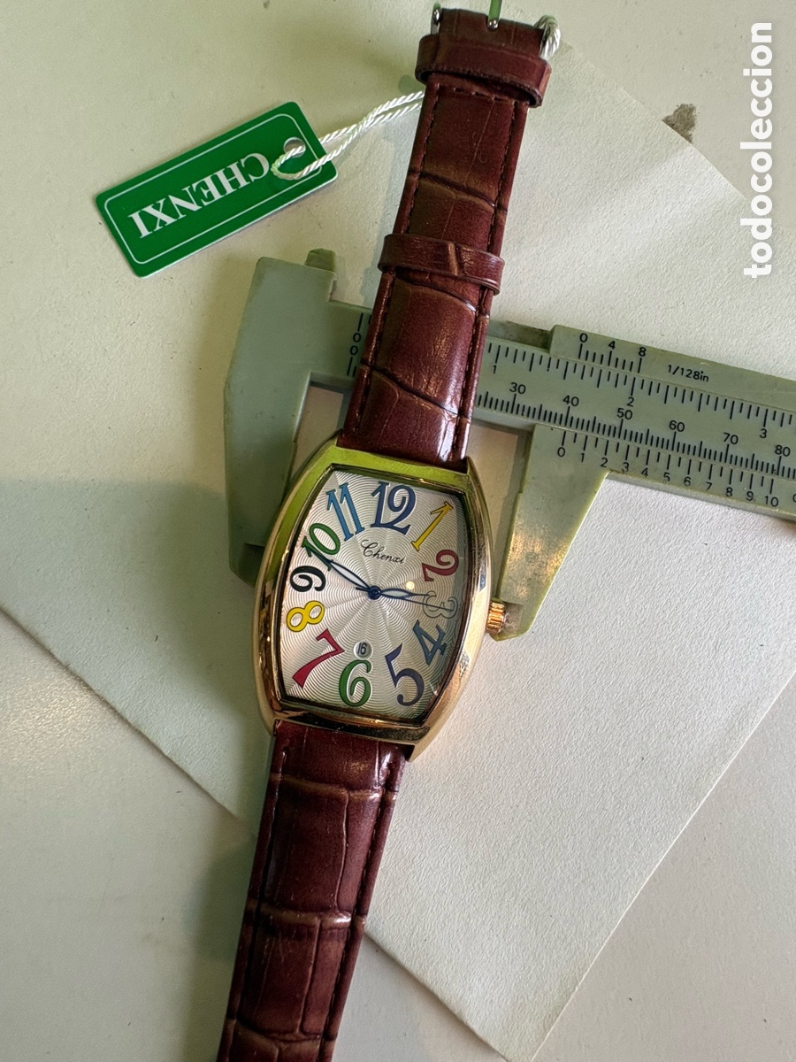 Relojes: Reloj de caballero Chenxi de cuarzo funcionando &ndash; esfera multicolor - Foto 7