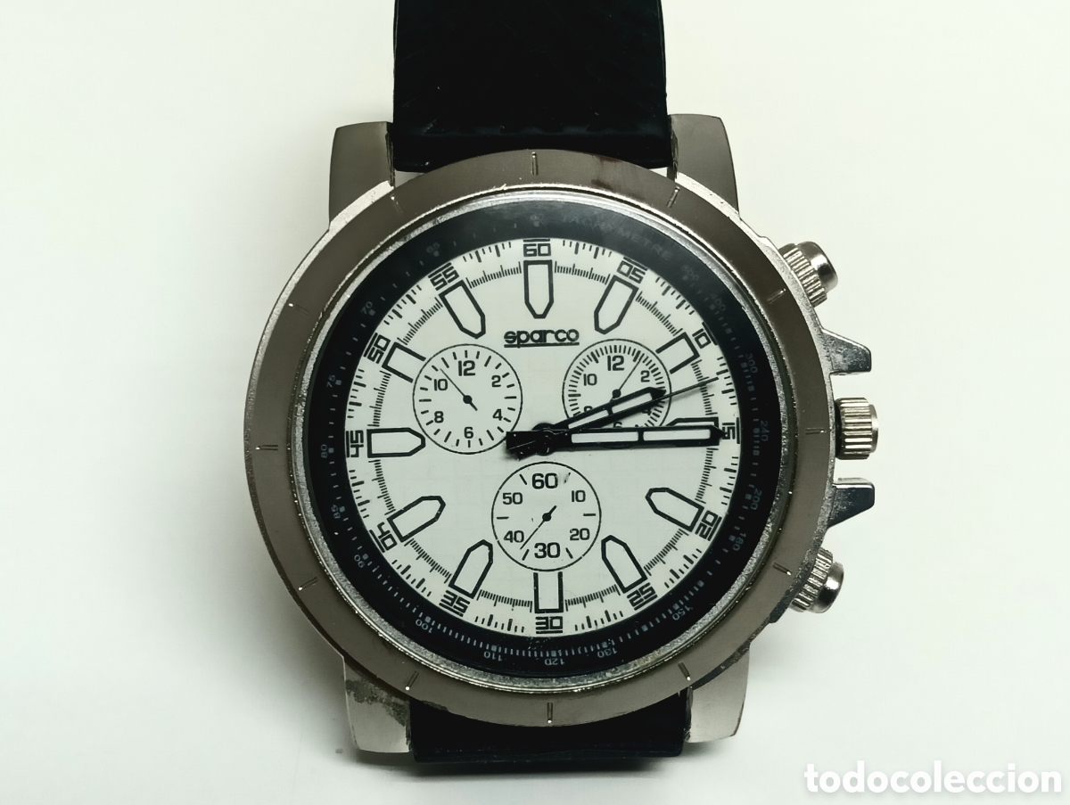 Relojes: Reloj deportivo SPARCO vintage, con correa de caucho
