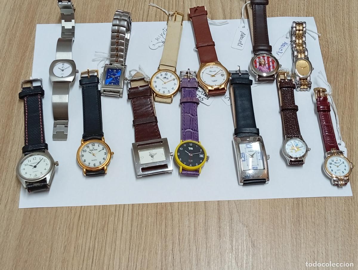 Relojes: Lote de relojs a pilas funcionando