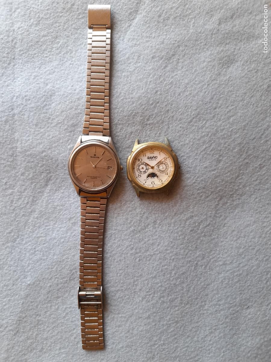 Relojes: Lote de 2 Relojes Marca Sanyo de Cuarzo para Caballero.