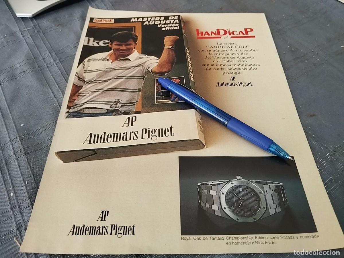 Relojes: RELOJ AUDEMARS PIGUET ANUNCIO PUBLICIDAD REVISTA 1991 BONITO PARA ENMARCAR