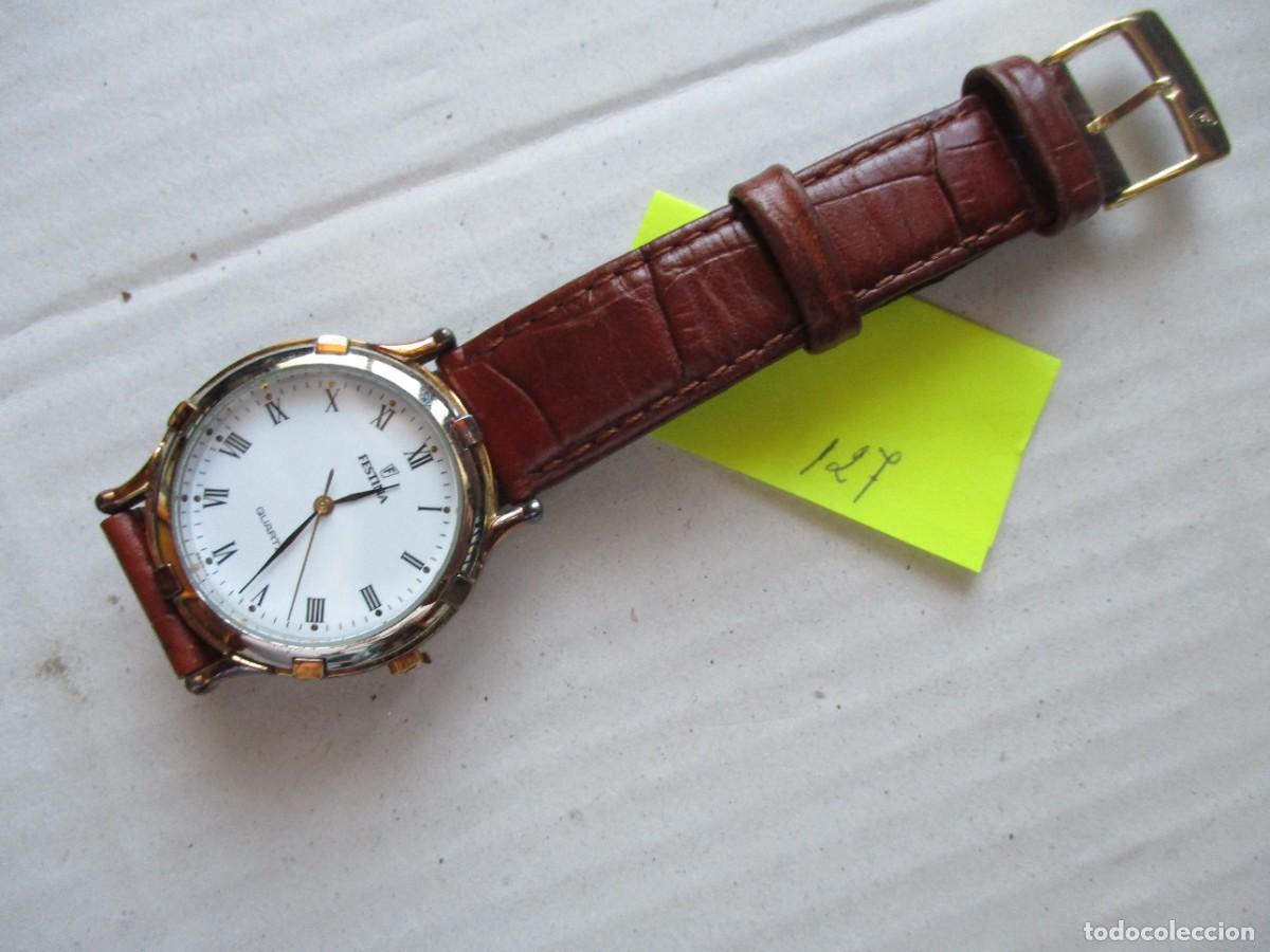 Relojes: RELOJ PULSERA JOVEN FESTINAL ESFERA 2.8CM. , CON CORREA , BONITO
