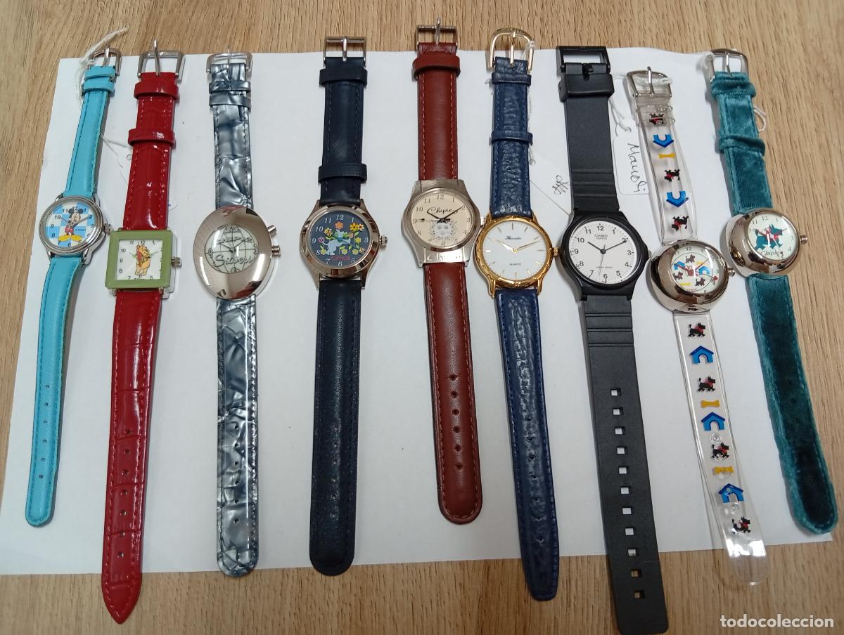 Relojes: Lote de relojes a pilas funcionando
