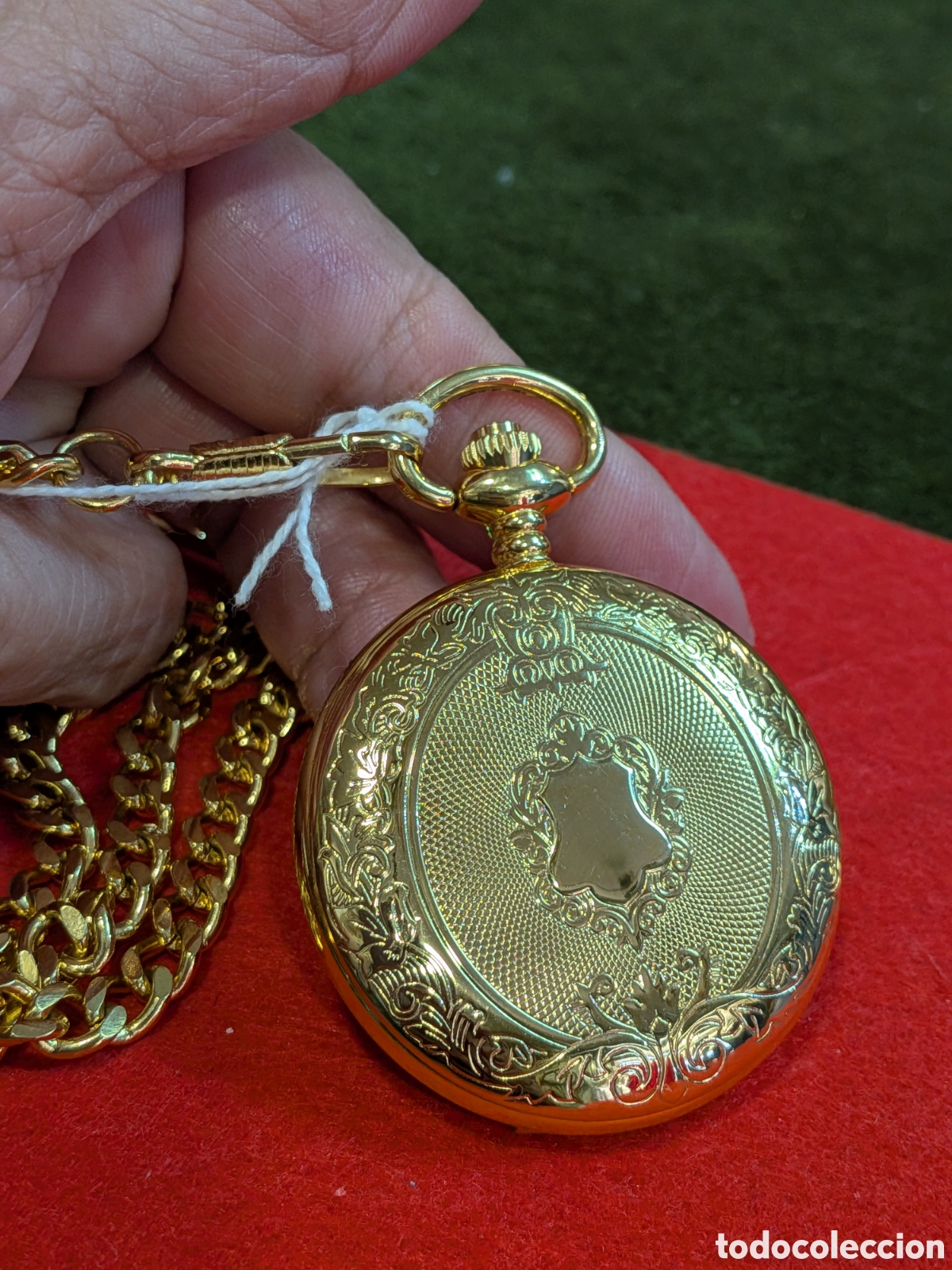 Relojes: Reloj de bolsillo quarzo con moneda conmemorativa. REF-4033 - Foto 4