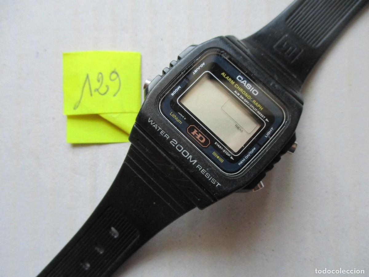 Relojes: RELOJ PULSERA CASIO, PANTALLA DIGITAL2 X 1 PLASTICO NEGRO BONITO