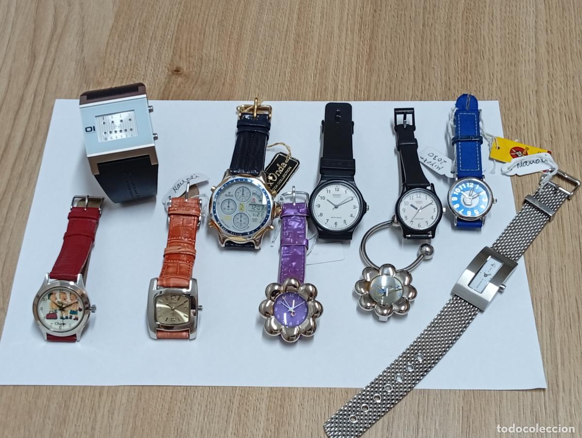 Relojes: Lote de relojes a pilas, funcionando