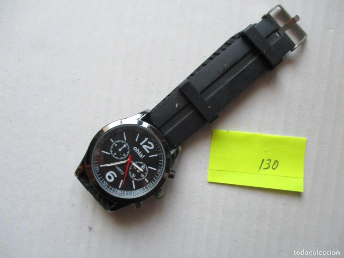 Relojes: RELOJ PULSERA OHLA COLECCION, PANTALLA 3 CM.CORREA PLASTICO NEGRO