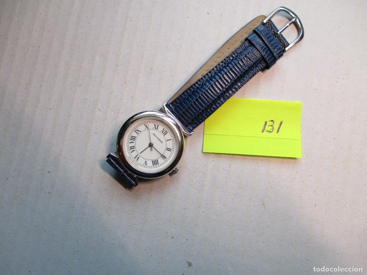 Relojes: RELOJ PULSERA JEAN MICHELLE , PANTALLA BLANCA 2.50 CORREA PIEL