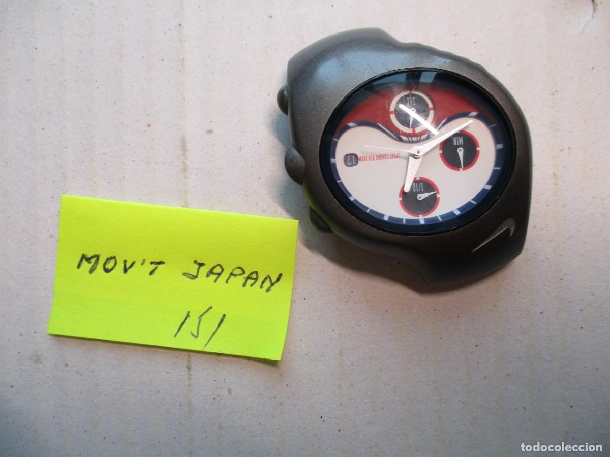 Relojes: RELOJ PULSERA MOV&acute;T JAPAN PANTALLA OVALADA 3.2 POR 2.7 CM. SIN CORREA CURIOSO COLECCION