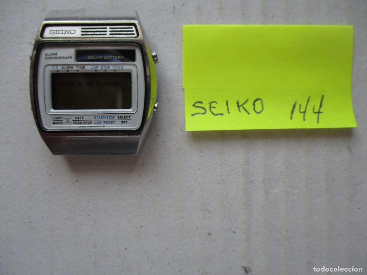 Relojes: RELOJ PULSERA SEIKO , DIGITAL , BAT.SOLAR PANTALLA 2X1 CM, ACERO SIN CORREA