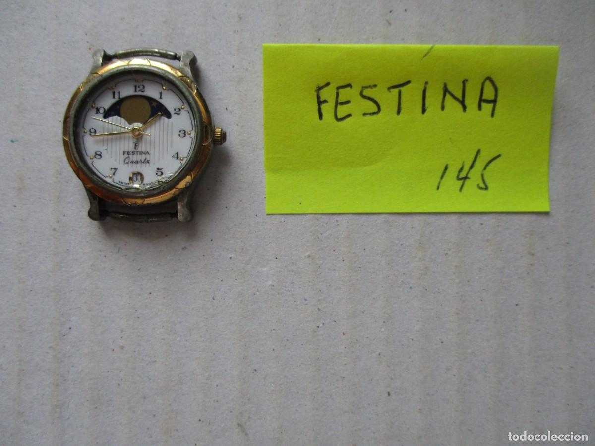 Relojes: RELOJ PULSERA FESTINA , ESFERA 1.8 CM. HORA SOLAR MUY BONITO SIN CORREA
