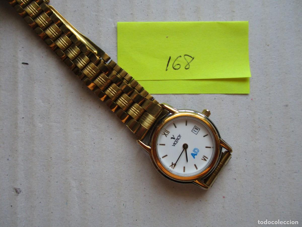 Relojes: RELOJ PULSERA VICEROY ESFERA 1.8 CM. CADENA METALICA BONITO. ESTADO NORMAL