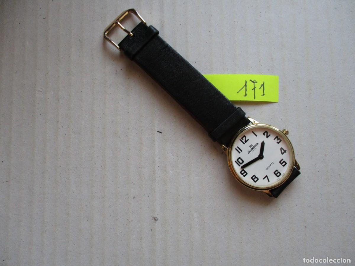 Relojes: RELOJ PULSERA SILVANA , NUMEROS GRANDES ESPECIAL VISTA,ESFERA 2.8 CM CORREA PIEL EXCELENTE PRESENCIA