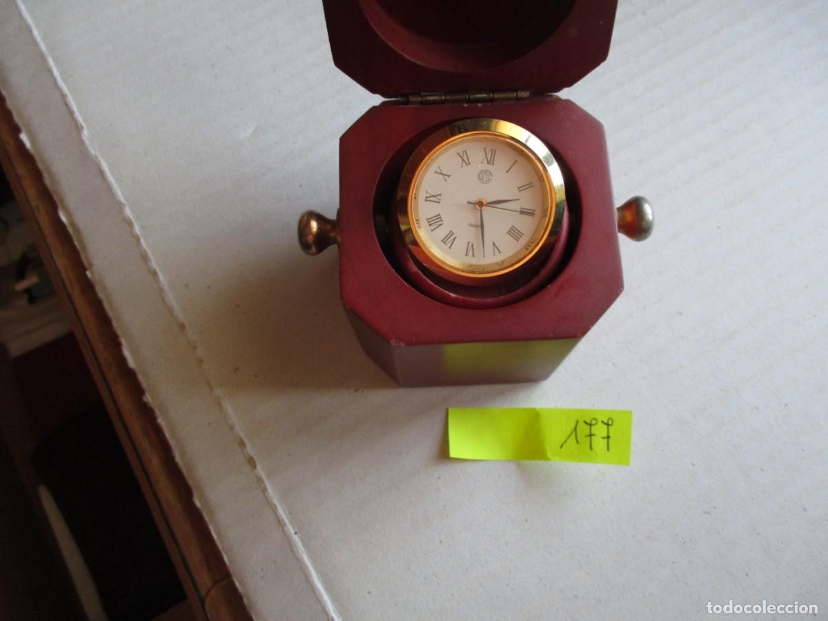 Relojes: RELOJ SOBREMESA MARCA DIC , BONITO CONTENEDOR , PRECIOSO CONJUNTO.
