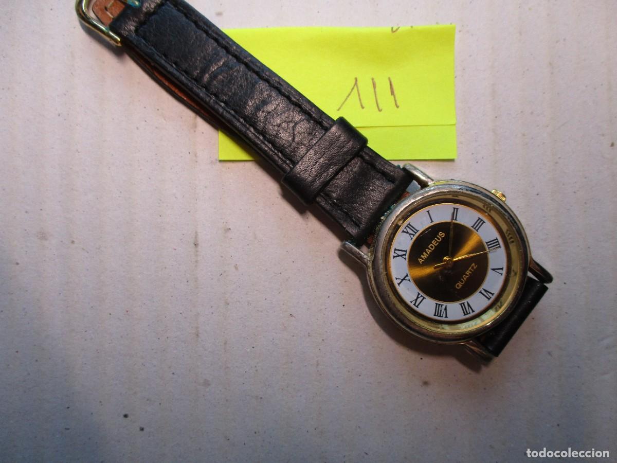 Relojes: RELOJ PULSERA AMADEUS , ESFERA DE 2.4 CM , MUY BUENA CONSERVACION