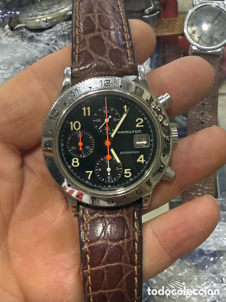 Relojes: Reloj hamilton autom&aacute;tico, crono