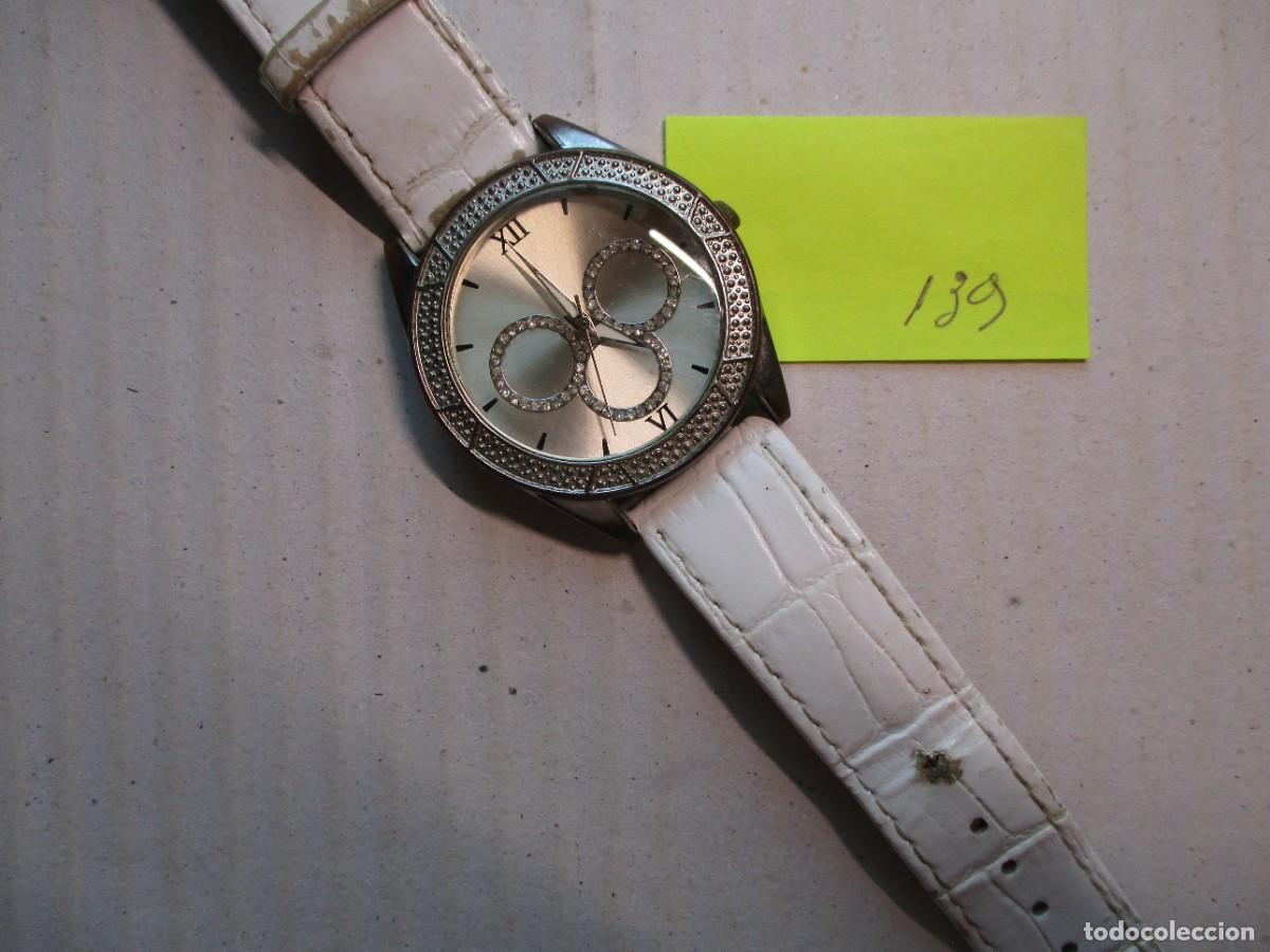 Relojes: RELOJ PULSERA LBVYR , ESFERA 3 CM. PLATEADA, CORREA PIEL , BONITO