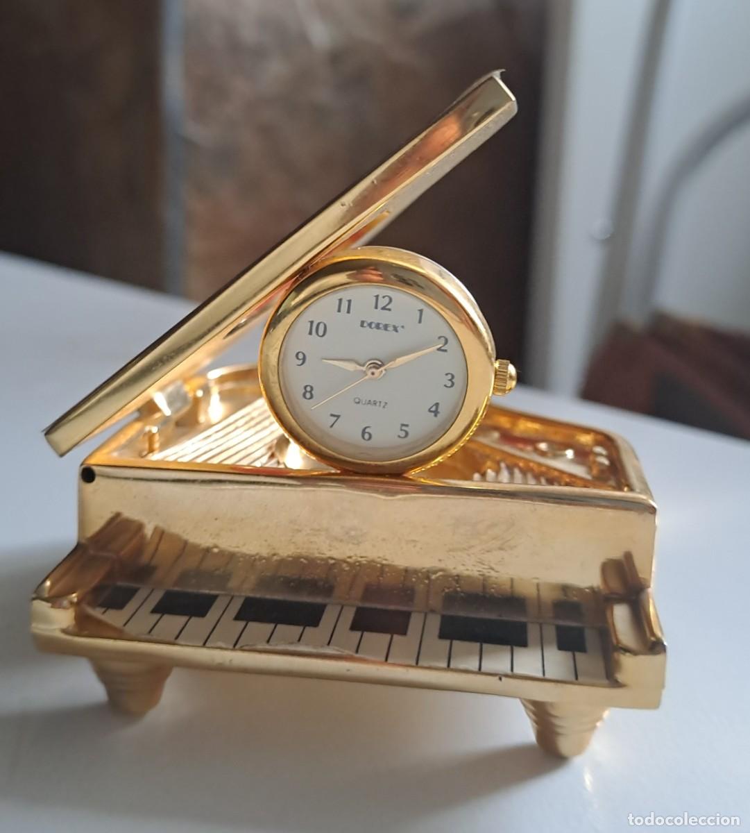 Relojes: MINI RELOJ CON DISE&Ntilde;O DE PIANO DE COLA - Foto 2