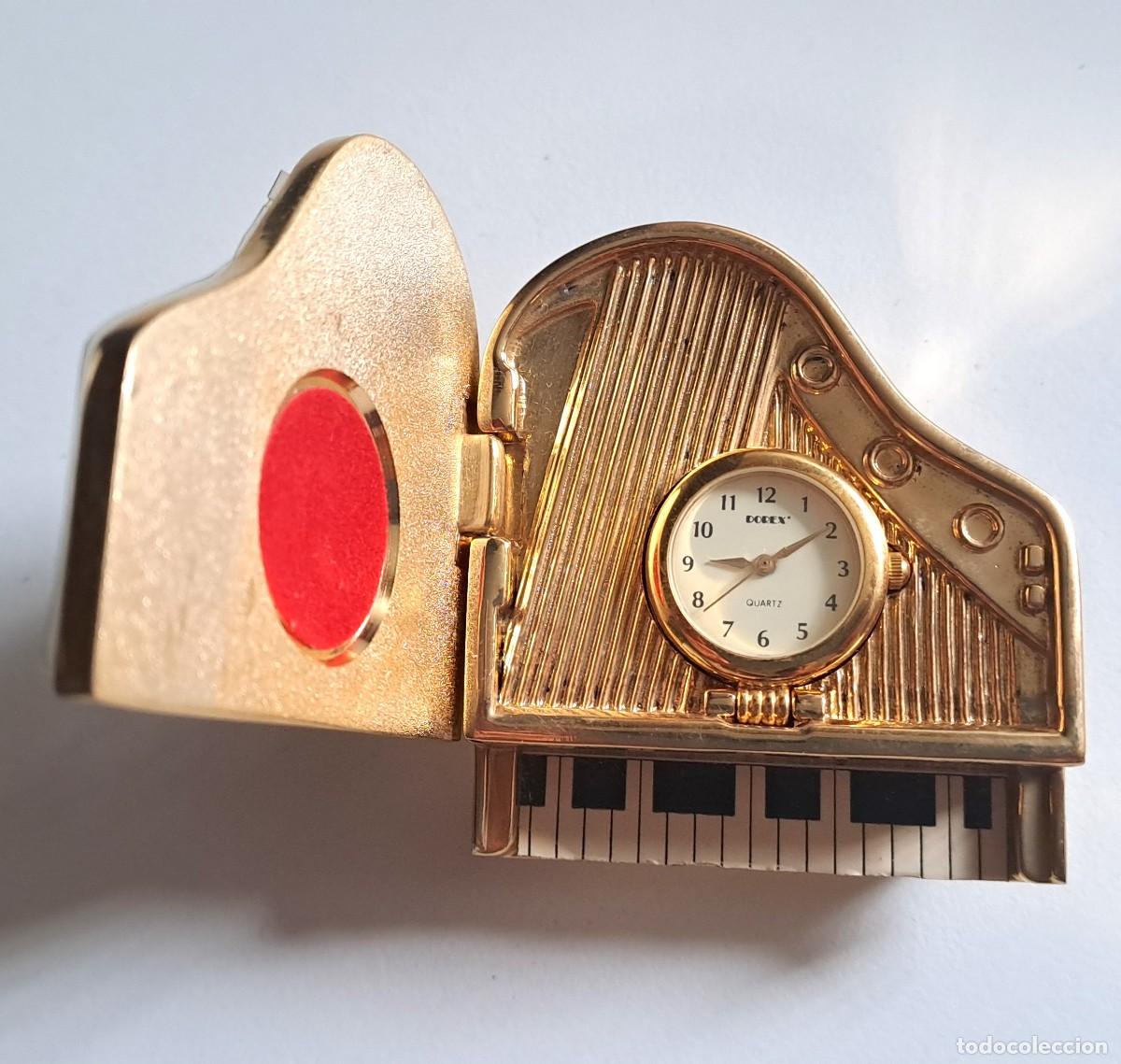Relojes: MINI RELOJ CON DISE&Ntilde;O DE PIANO DE COLA - Foto 3