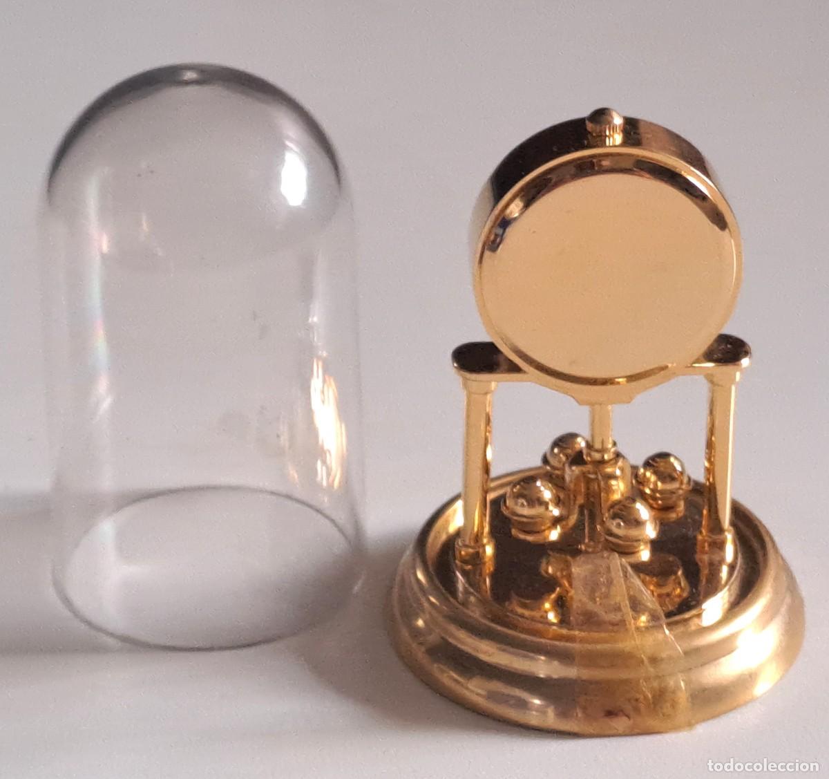 Relojes: MINI RELOJ CON DISE&Ntilde;O DE RELOJ DE PENDULO DORADO - Foto 4