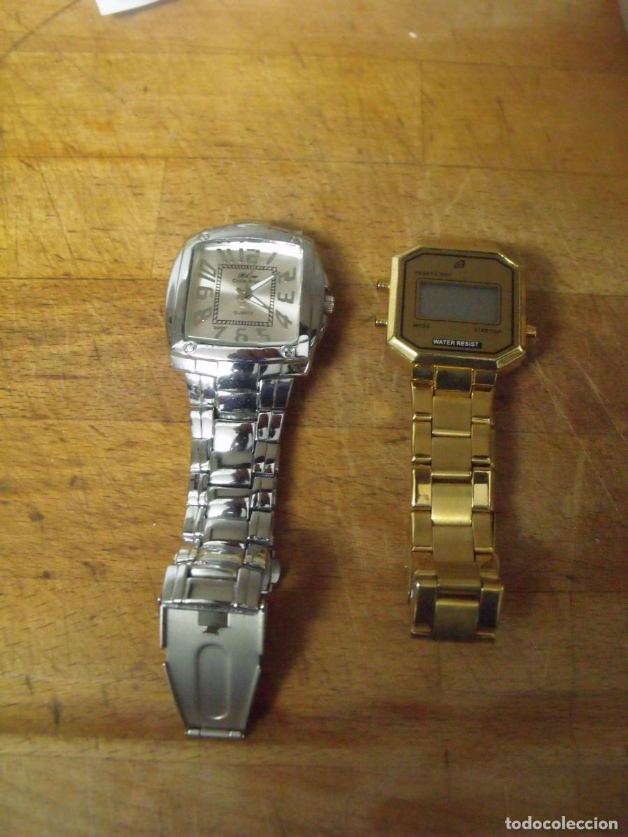 Relojes: 2 RELOJES CUARZO PARA CABALLERO -LOTE 259-100-FUNCIONAN