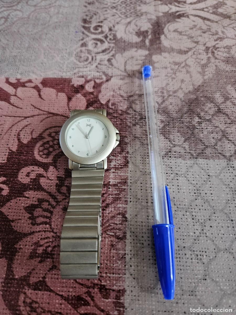 Relojes: Reloj Nuevo Met&aacute;lico Anal&oacute;gico De Estilo Minimalista Con Logotipo De Un Perro, Akteo.