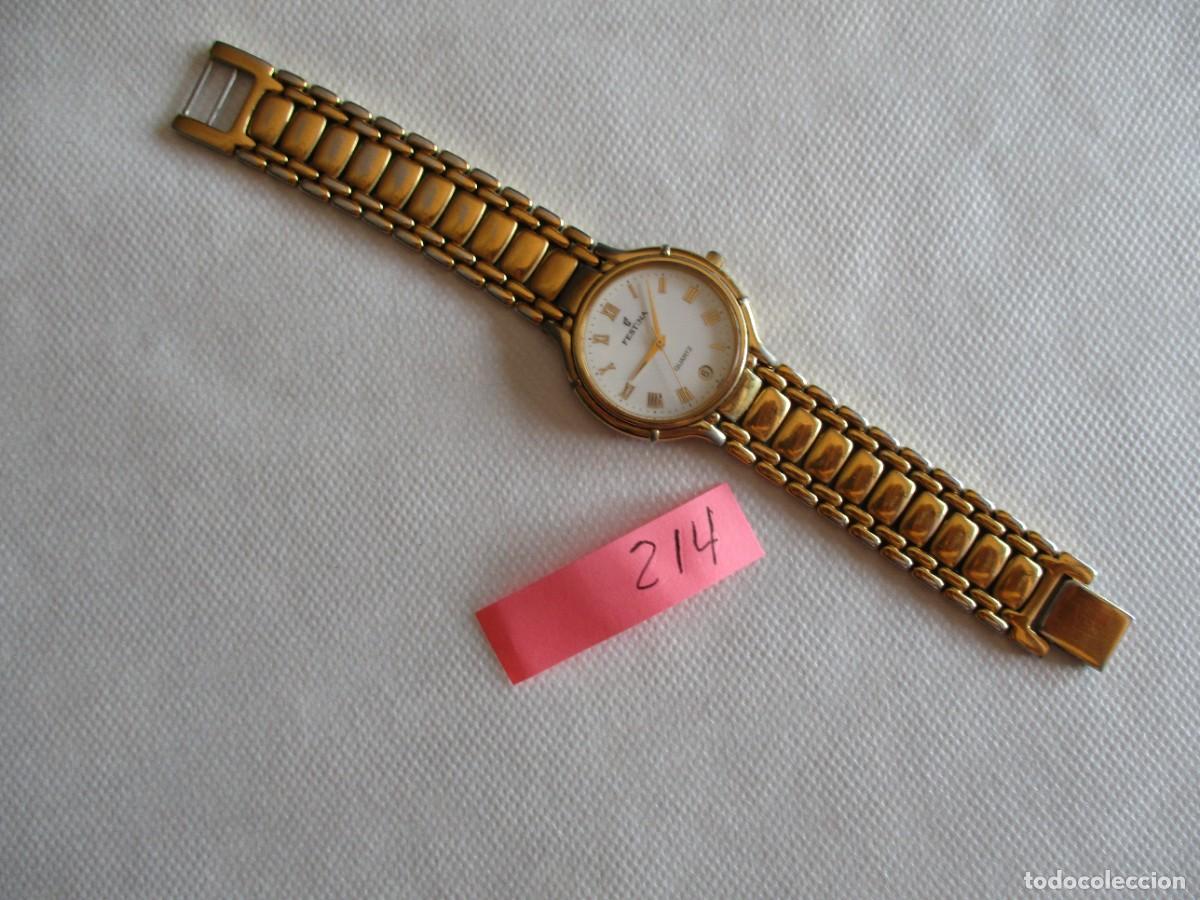 Relojes: RELOJ PULSERA FESTINA , A PILAS , CON CADENA DORADA , PRECIOSO , VER FOTOS.