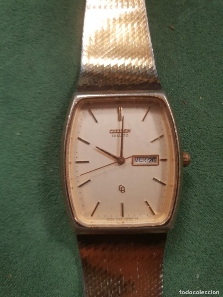 Relojes: Reloj citizen CQ vintage cuarzo funcionando
