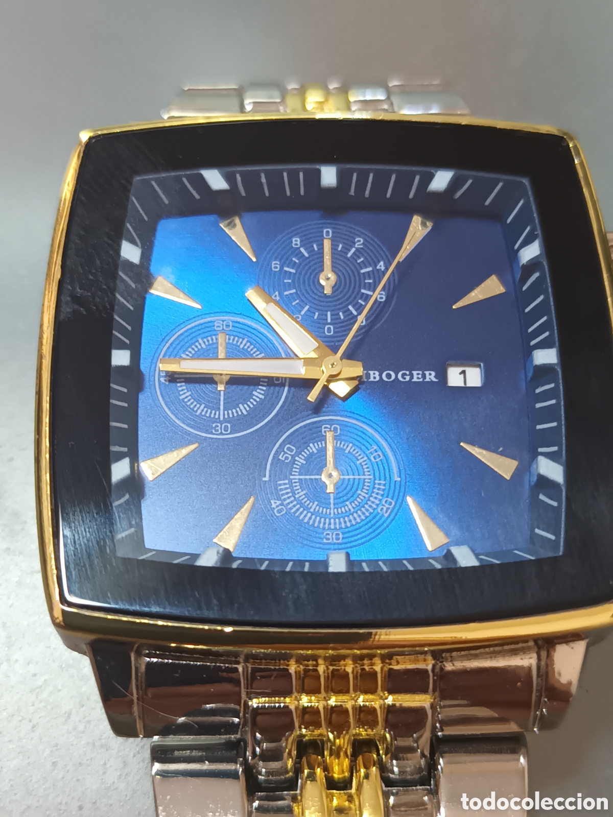 Relojes: RELOJ DE PULSERA MARCA LIBOGER CALENDARIO PERFECTO ESTADO
