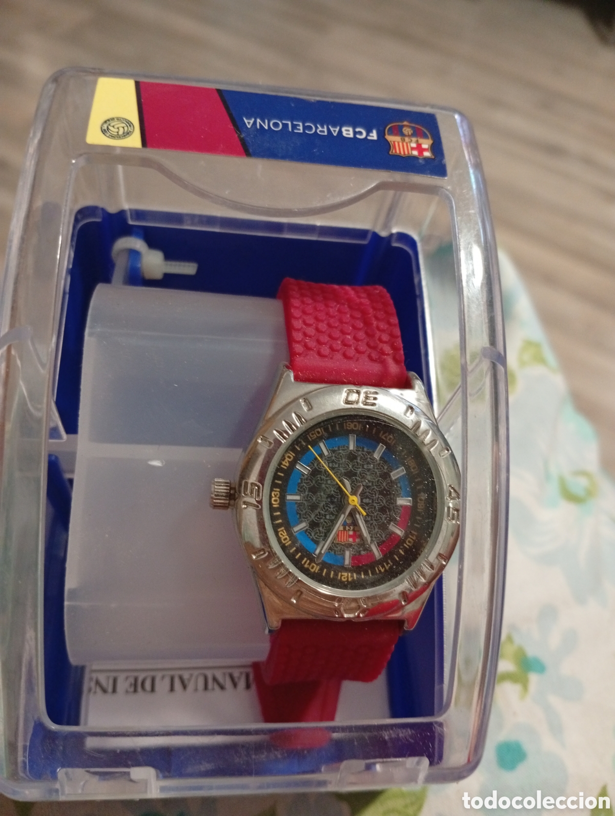 Relojes: Reloj pulsera FCB nuevo