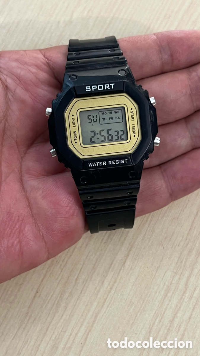 Relojes: ✅ Reloj digital LCD cron&oacute;grafo a estrenar - Foto 2