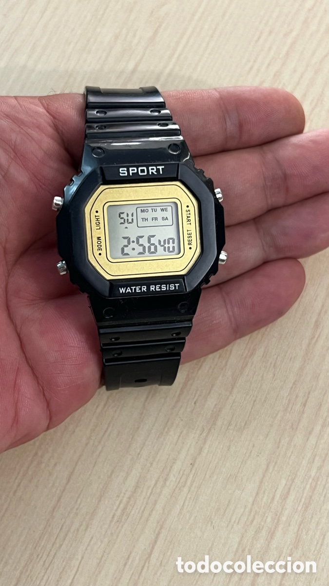 Relojes: ✅ Reloj digital LCD cron&oacute;grafo a estrenar - Foto 3