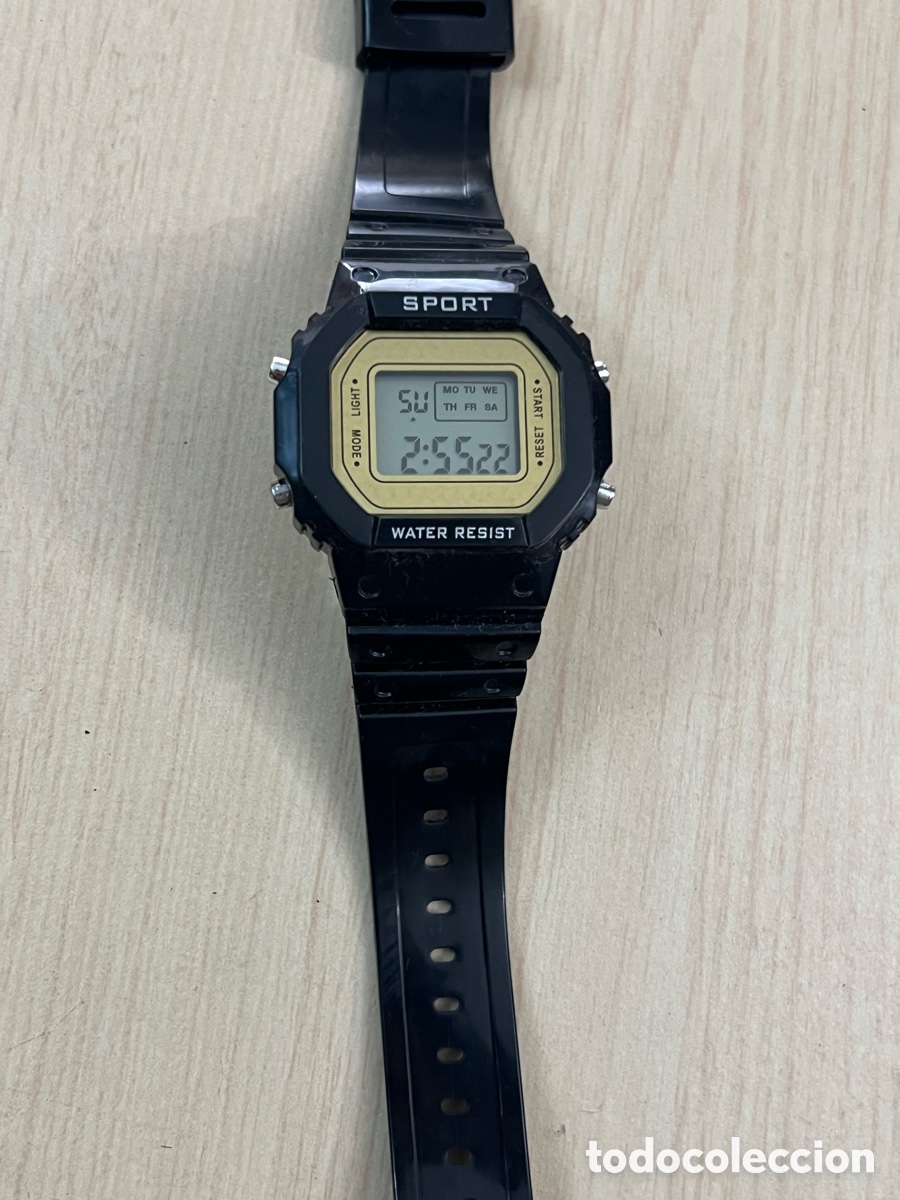 Relojes: ✅ Reloj digital LCD cron&oacute;grafo a estrenar - Foto 5