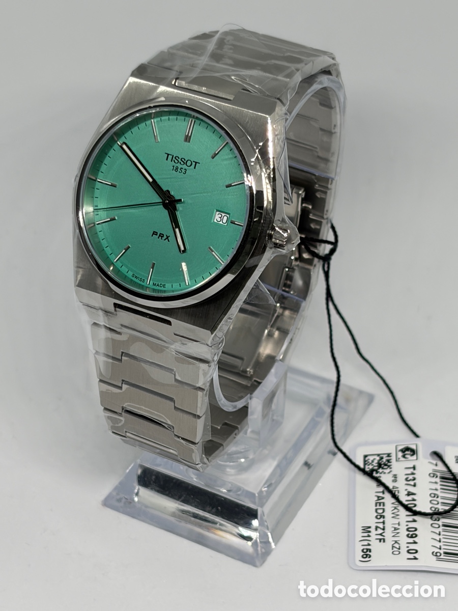 Relojes: TISSOT PRX ESFERA VERDE MENTA &ldquo;TIFFANY&rdquo;- REF. T137.410.11.091.01