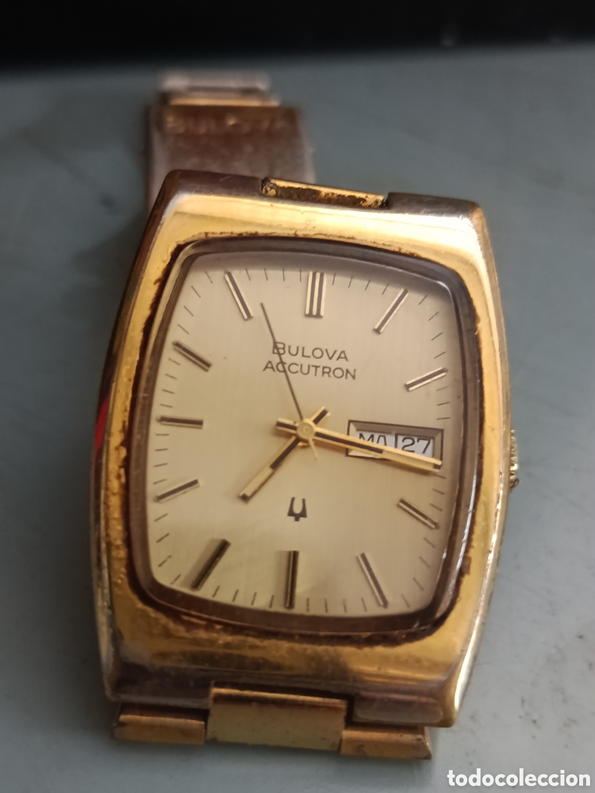 Relojes: RARO RELOJ VINTAGE BULOVA ACCUTRON. FUNCIONA