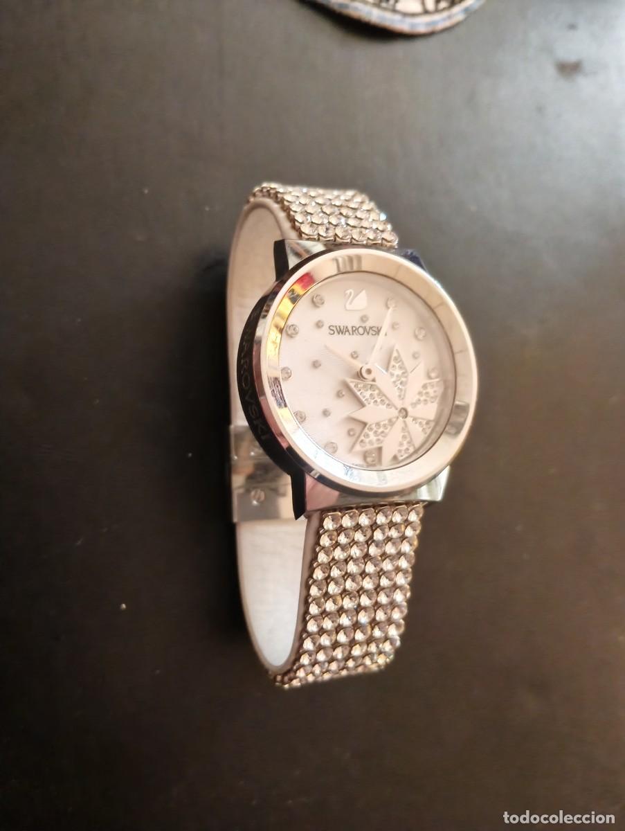 Relojes: ESTILOSO Y ELEGANTE RELOJ DE PULSERA SWAROVSKI - ELECTROMECANICO A PILA - FUNCIONA