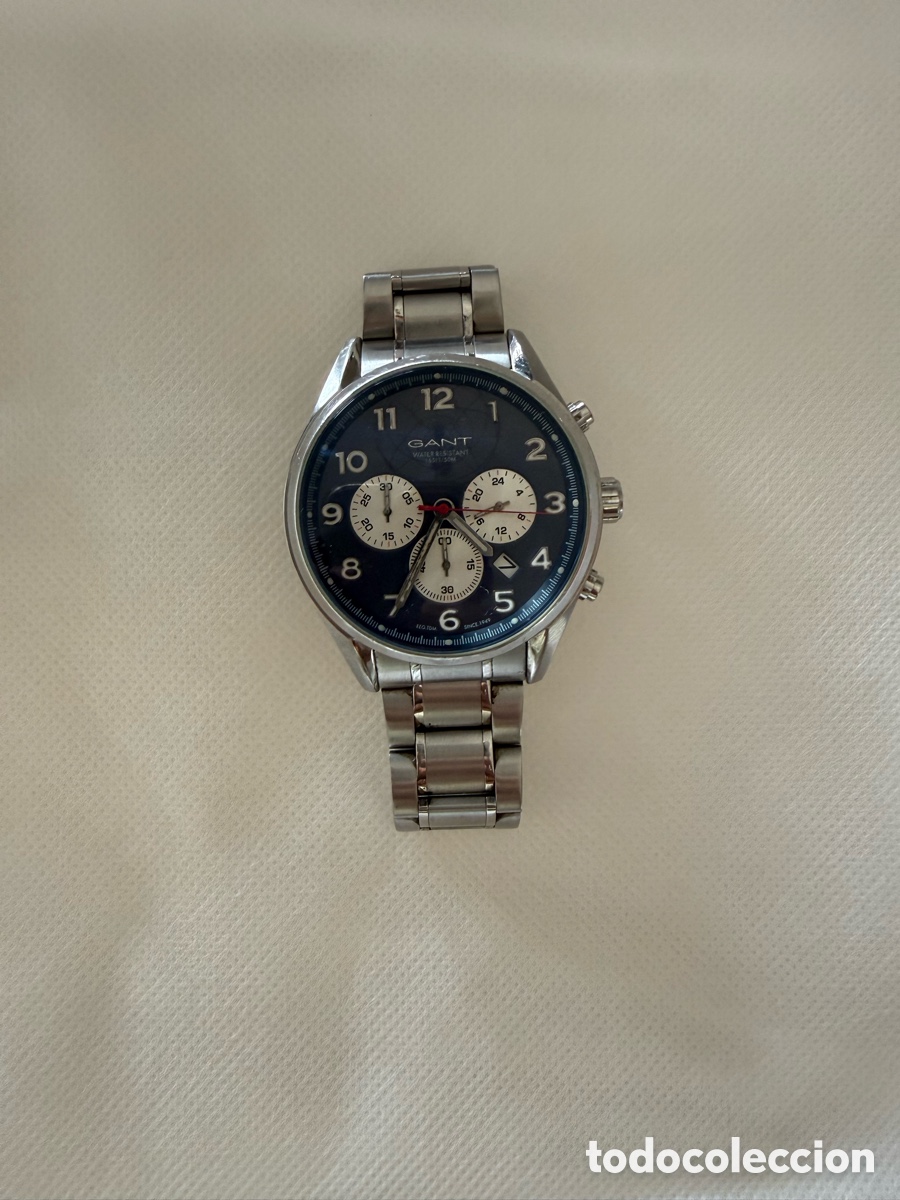 Rel&oacute;gios: RELOJ GANT PARA HOMBRE CABALLERO - BLUE HILL 45 MM - MET&Aacute;LICO ACERO BUEN ESTADO DESCATALOGADO
