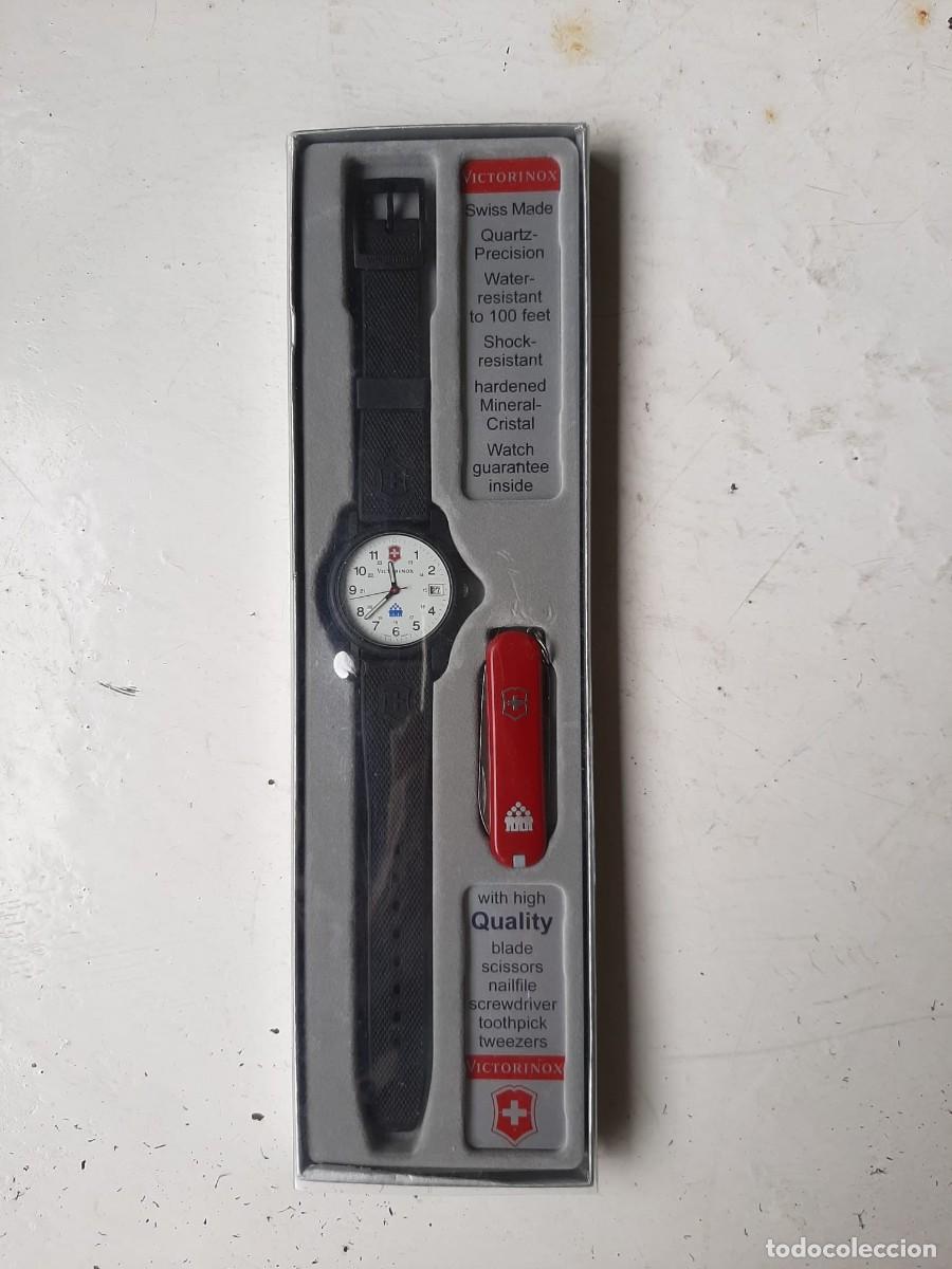 Montres: Reloj y navaja Victorinox, publicidad Bankpyme