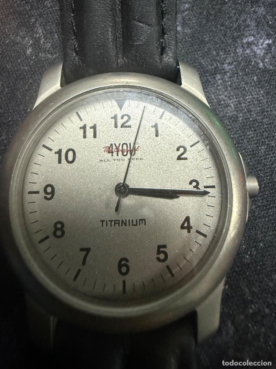 Rel&oacute;gios: Reloj 4YOU Titanium Hombre &ndash; Titanio &ndash; 5 ATM &ndash; Bater&iacute;a Nueva &ndash; Funcionando
