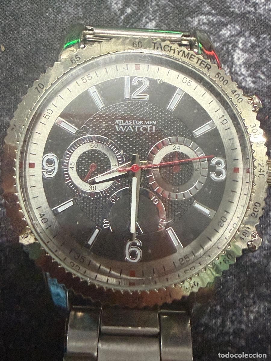 Relojes: Reloj Atlas For Men Caballero 43 mm &ndash; Cron&oacute;grafo Estilo Deportivo &ndash; Bater&iacute;a Nueva