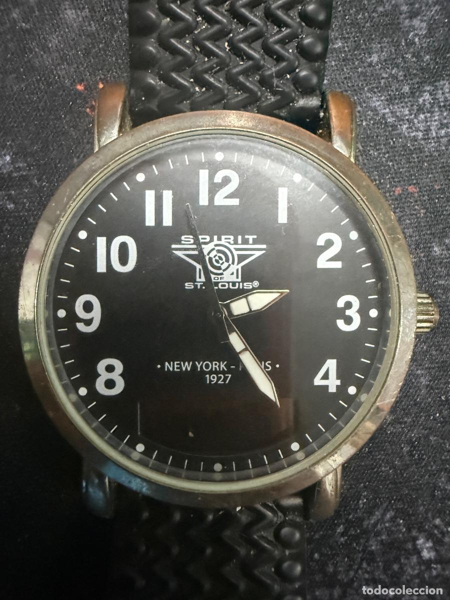 Montres: Reloj Spirit of St. Louis 1927 New York Paris Caballero Quartz Aviaci&oacute;n Lindbergh