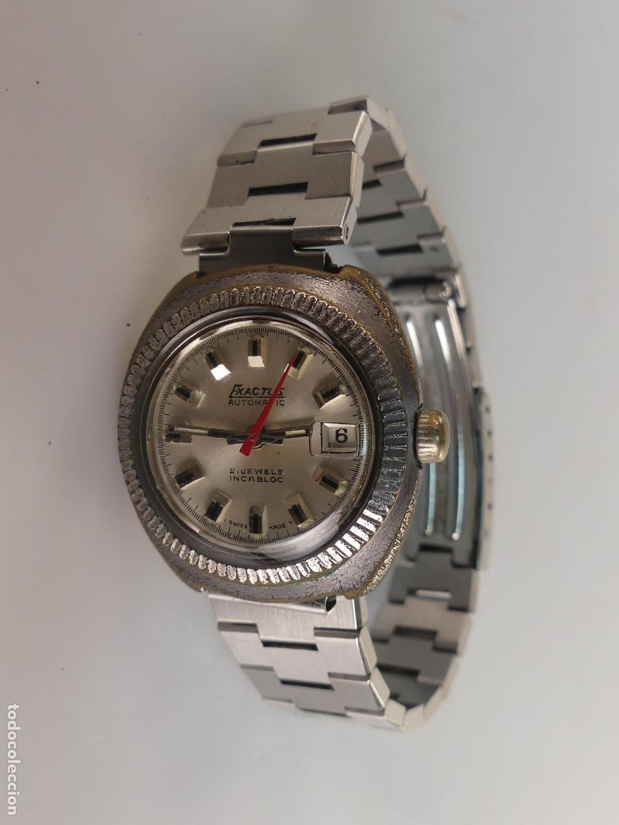 Relojes: RELOJ DE PULSERA MARCA EXACTUS 21 JEWELS INCABLOC