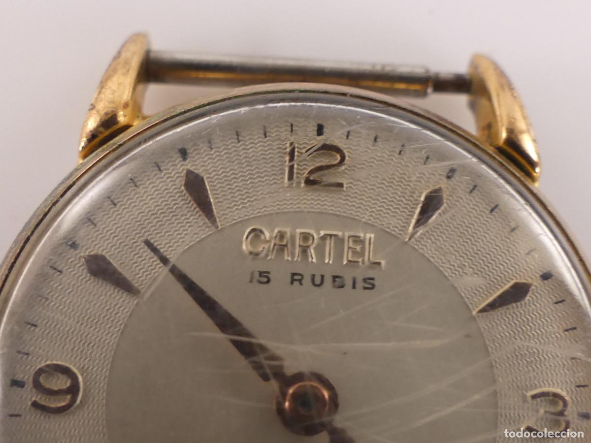 Relojes: RELOJ DE PULSERA MARCA CARTEL 15 RUBIS - Foto 2