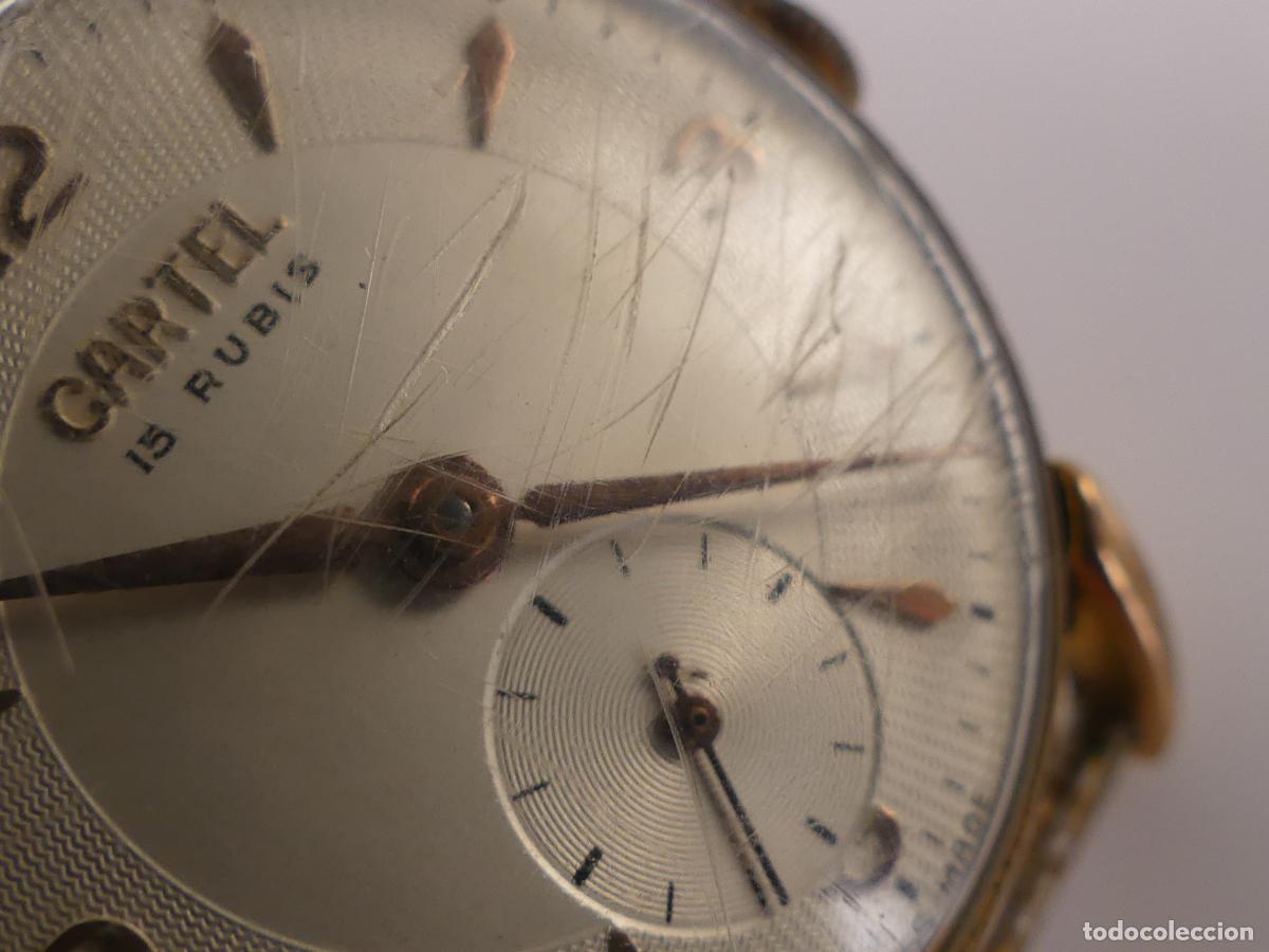 Relojes: RELOJ DE PULSERA MARCA CARTEL 15 RUBIS - Foto 3