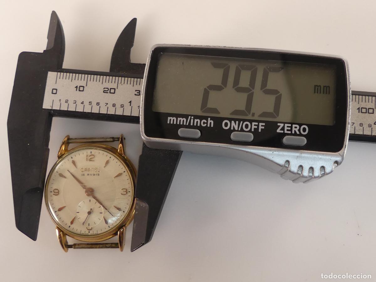 Relojes: RELOJ DE PULSERA MARCA CARTEL 15 RUBIS - Foto 9