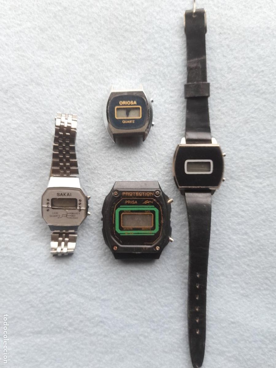 Relojes: Lote de 4 Relojes Digitales de Cuarzo. - Foto 1