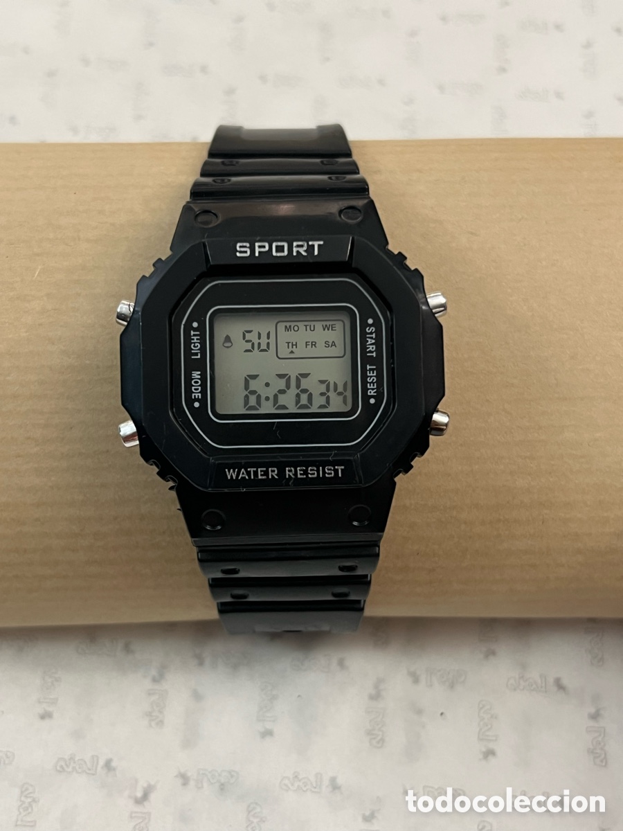 Orologi: ✅ Reloj digital LCD cron&oacute;grafo hombre a estrenar