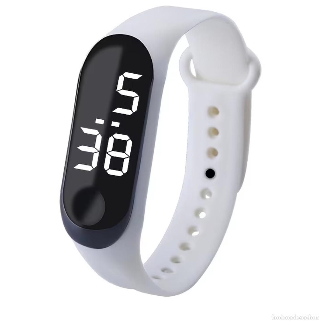 Rel&oacute;gios: RELOJ DIGITAL DEPORTIVO BLANCO. CON FUNCION ANTIMOSQUITO